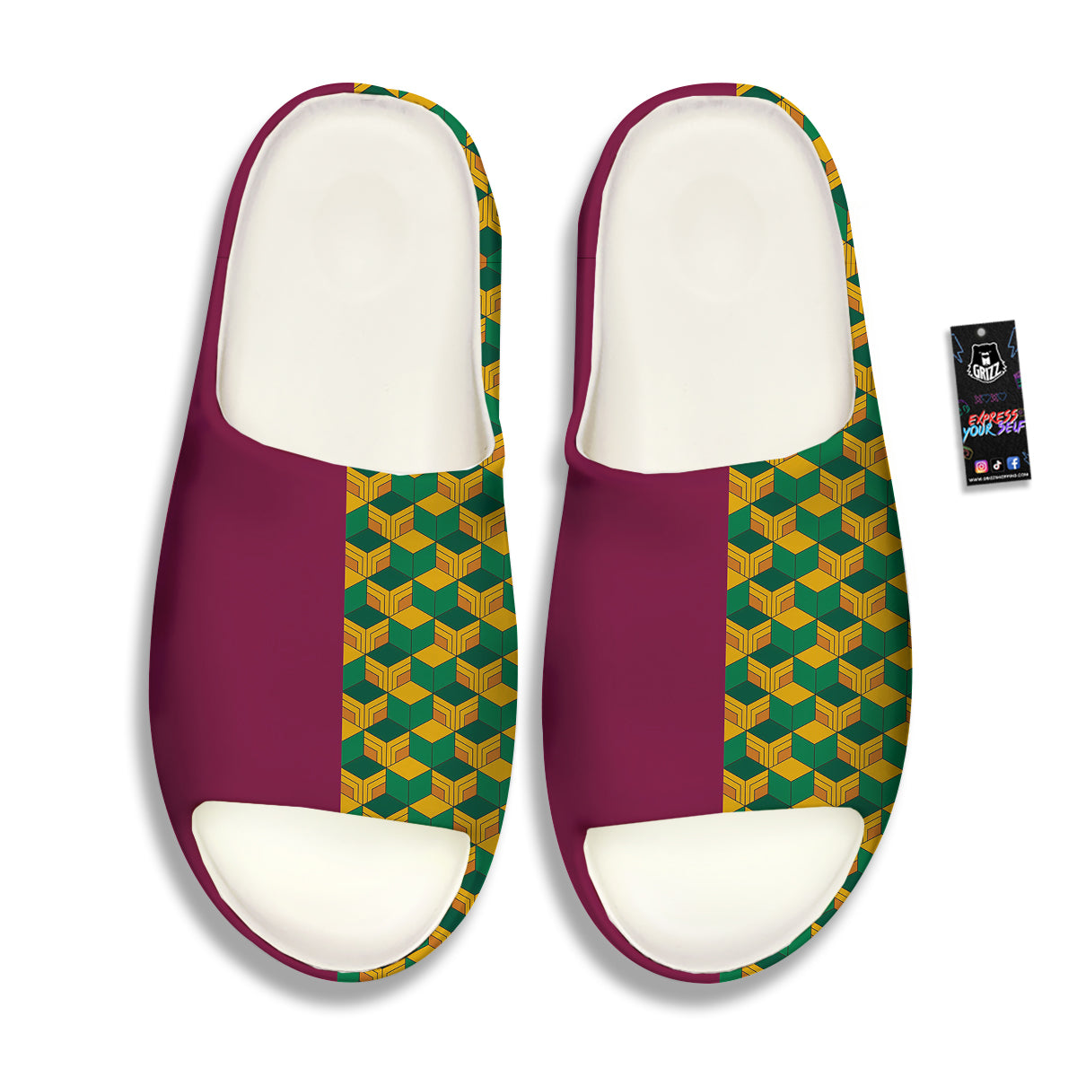 Tomioka Print Pattern Sandals-grizzshop