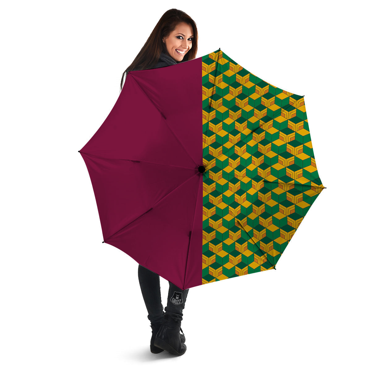 Tomioka Print Pattern Umbrella-grizzshop