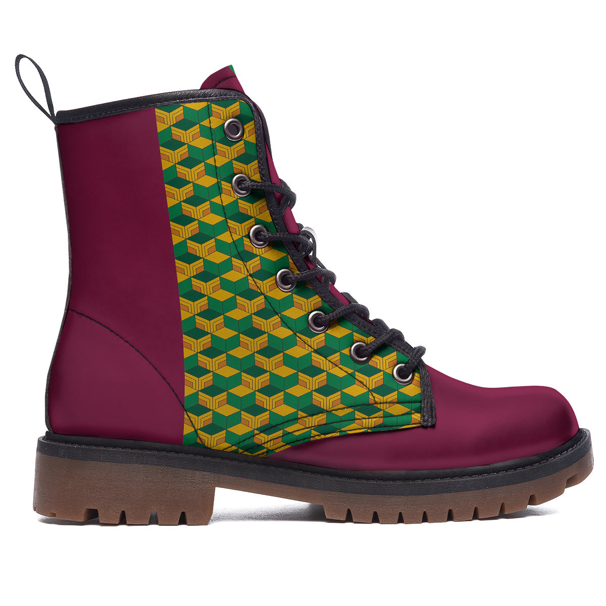 Tomioka Print Pattern Work Boots-grizzshop