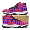 Tongue Gay Pride Print Pattern Black Bball Shoes-grizzshop