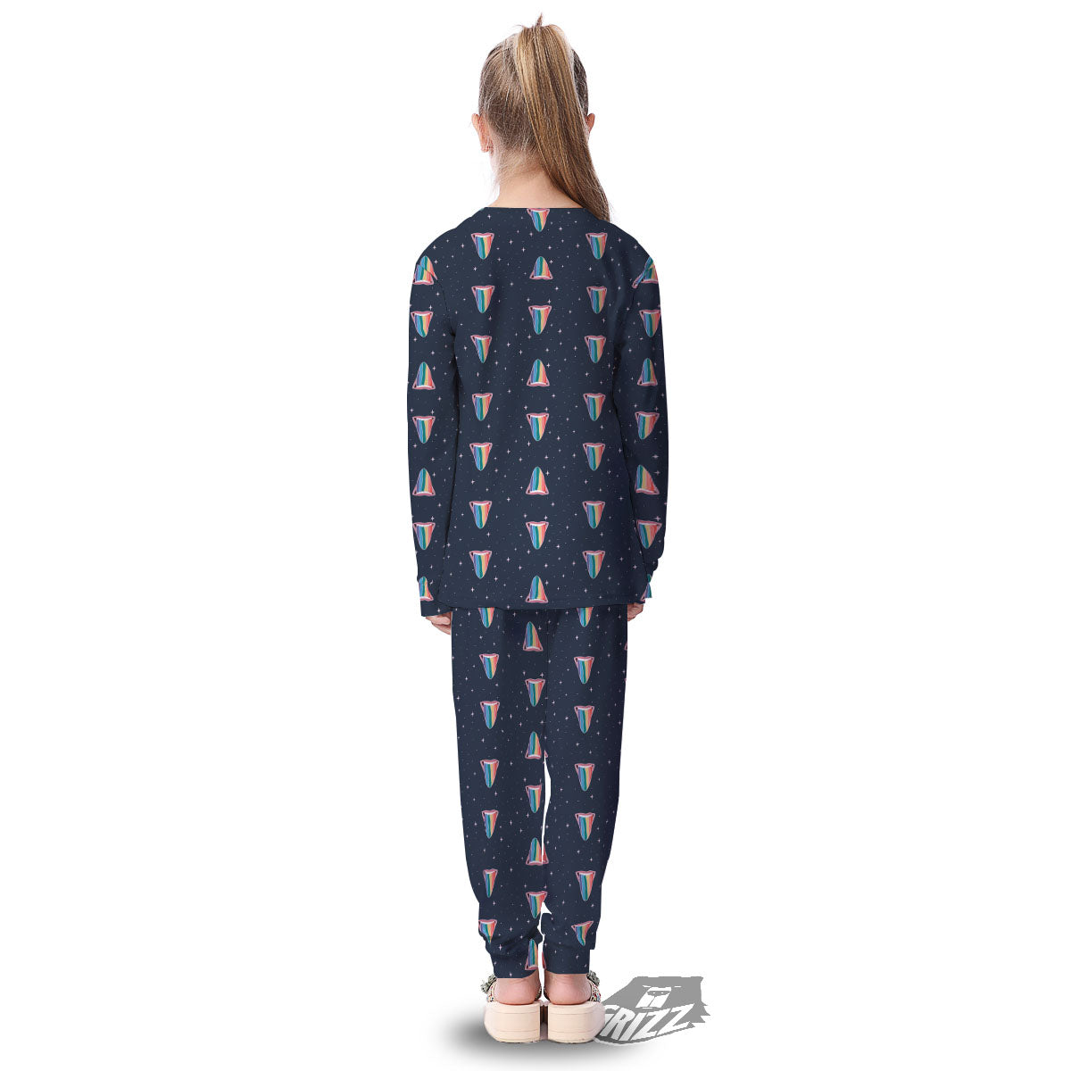 Tongue Gay Pride Print Pattern Kid's Pajamas-grizzshop