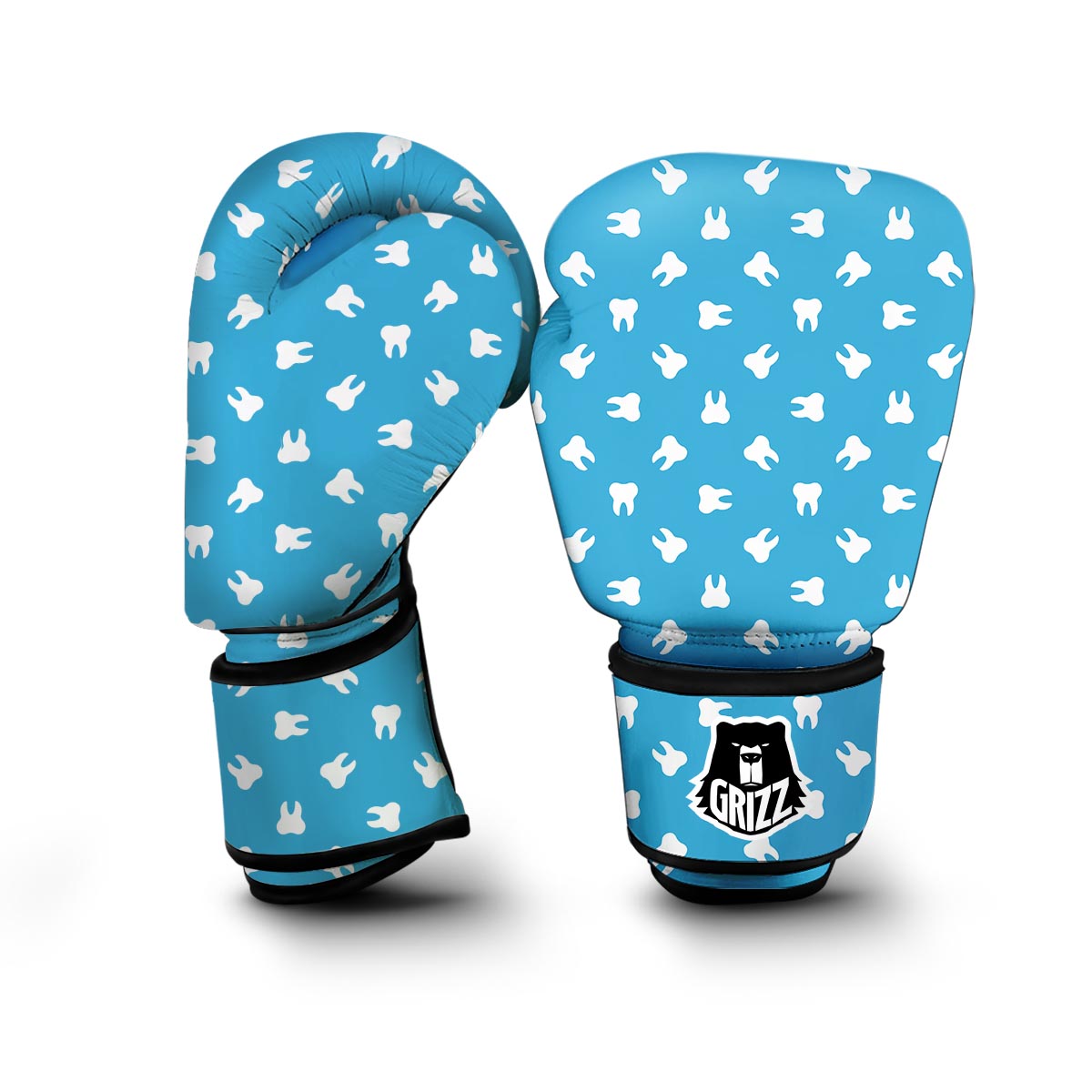 Tooth Dentistry Dentist Dental Pattern Print Boxing Gloves-grizzshop