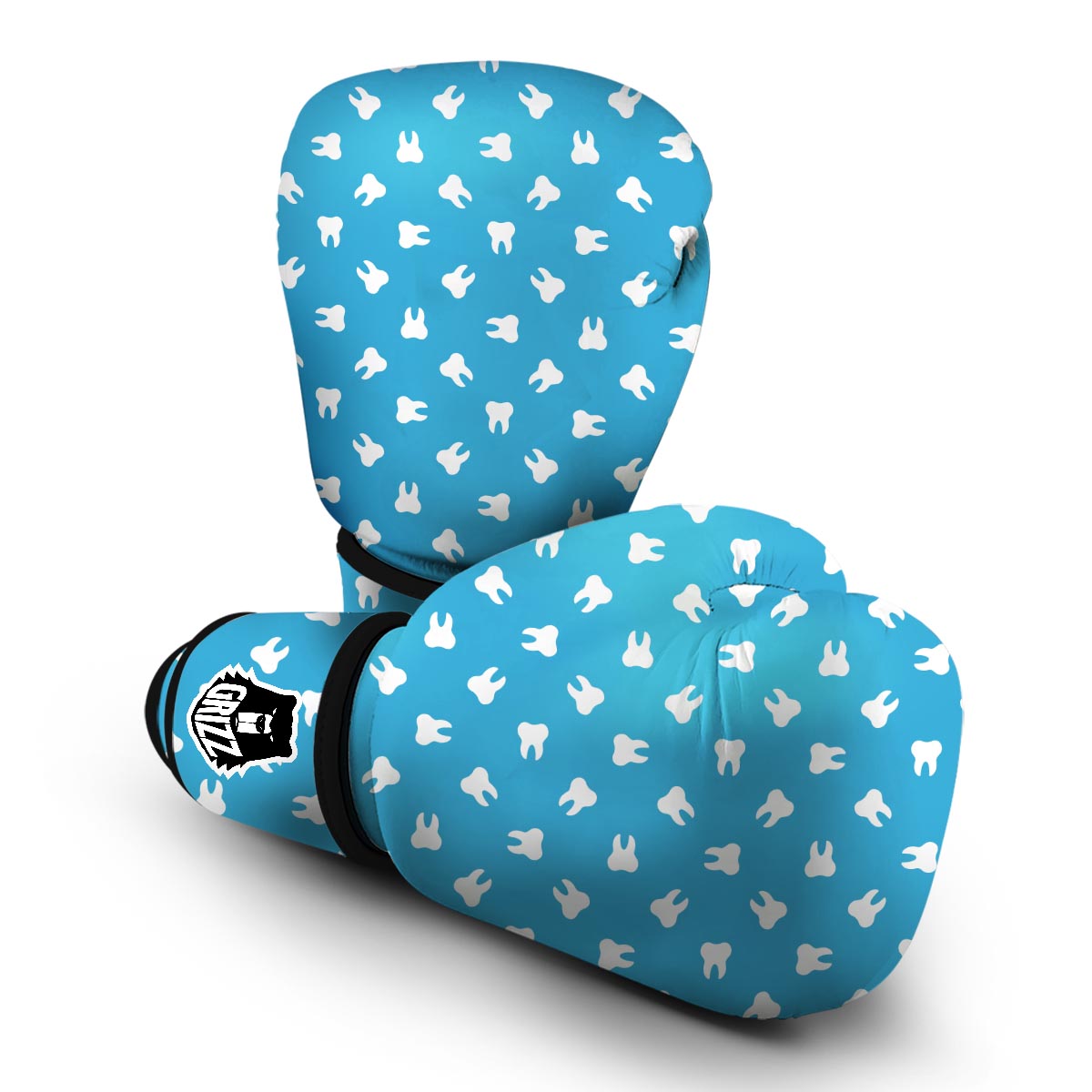 Tooth Dentistry Dentist Dental Pattern Print Boxing Gloves-grizzshop