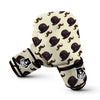 Top Hat Mustache Dot Print Pattern Boxing Gloves-grizzshop