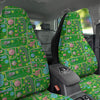 Top View Amusement Park Print Pattern Car Seat Covers-grizzshop