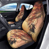 Tornado Destroy Watercolor Print Car Seat Covers-grizzshop