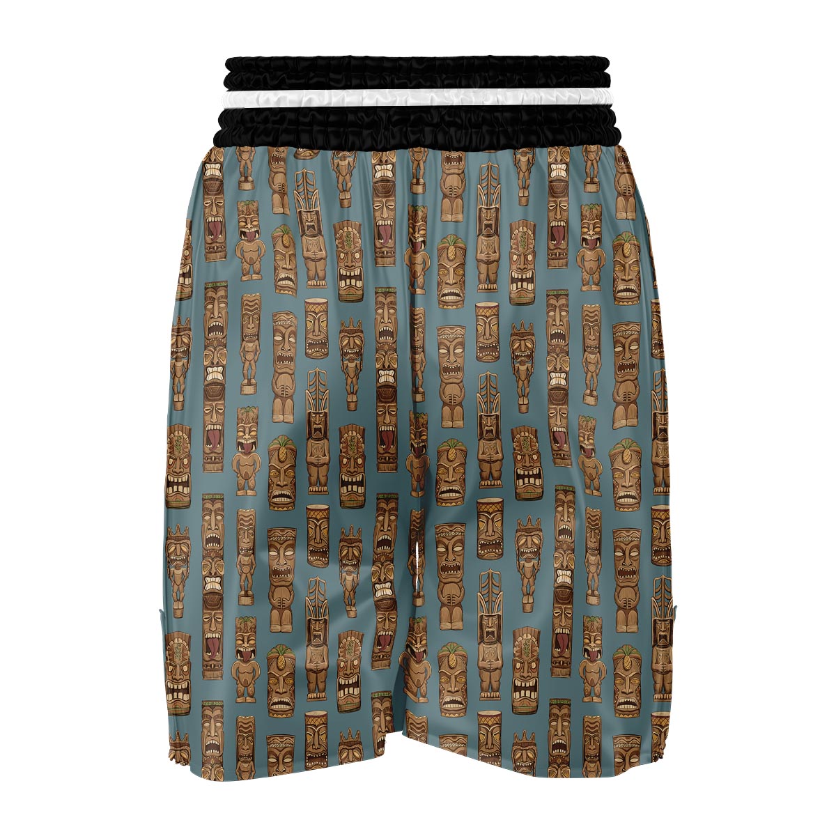 Totem Aztec Pattern Print Boxing Shorts-grizzshop