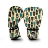 Totem Mask Print Pattern Boxing Gloves-grizzshop