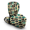 Totem Mask Print Pattern Boxing Gloves-grizzshop