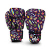 Totem Pattern Print Boxing Gloves-grizzshop