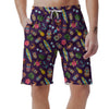 Totem Pattern Print Men's Shorts-grizzshop