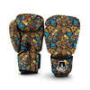 Totem Print Pattern Boxing Gloves-grizzshop