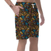 Totem Print Pattern Men's Shorts-grizzshop