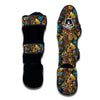 Totem Print Pattern Muay Thai Shin Guards-grizzshop