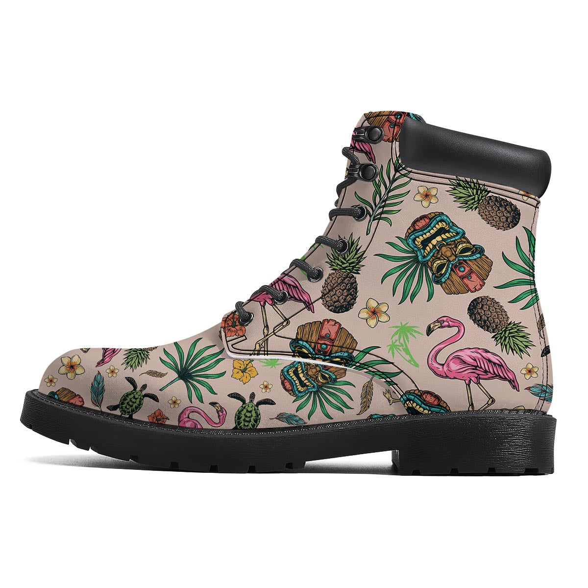 Totem Summer Print Pattern Boots-grizzshop