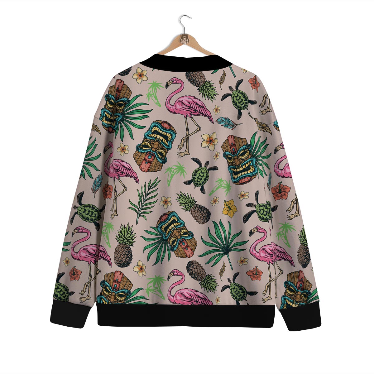 Totem Summer Print Pattern Cardigan-grizzshop
