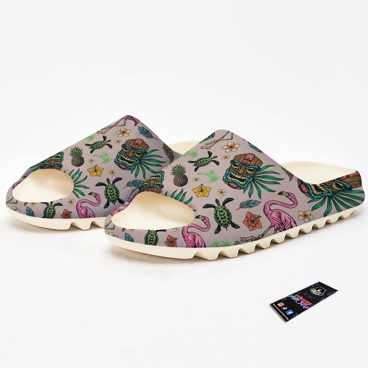 Totem Summer Print Pattern Sandals-grizzshop