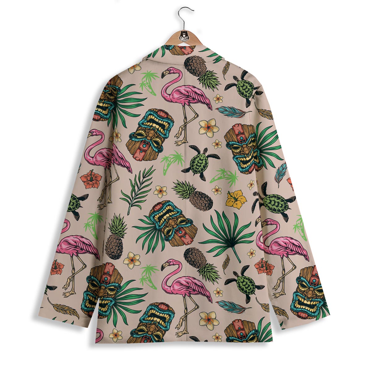 Totem Summer Print Pattern Women's Blazer-grizzshop