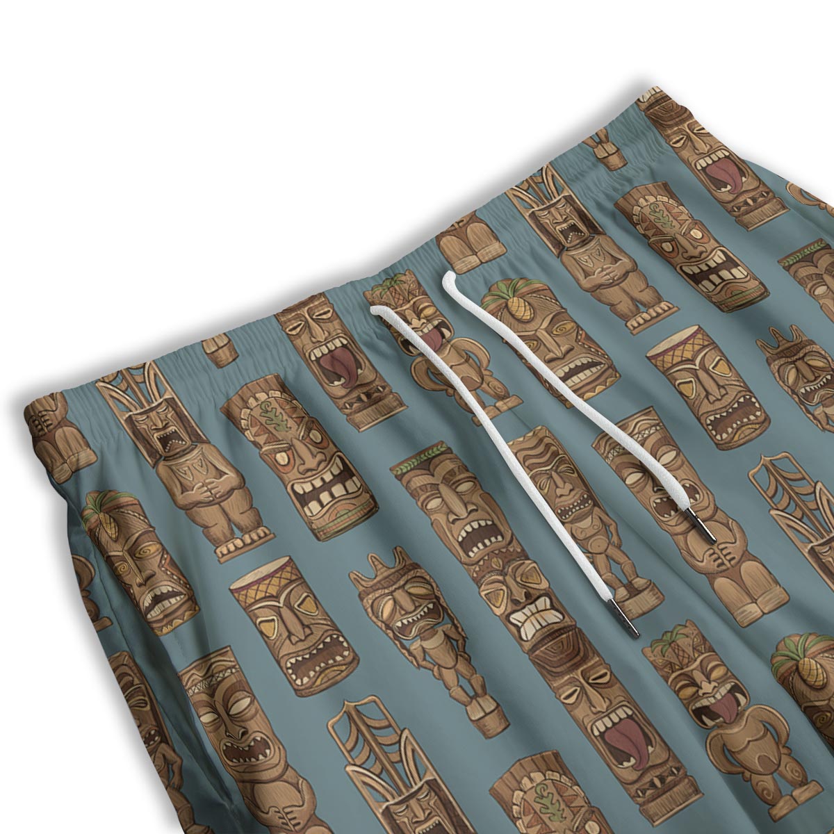 Totem Tribal Print Pattern Men's Athletic Shorts