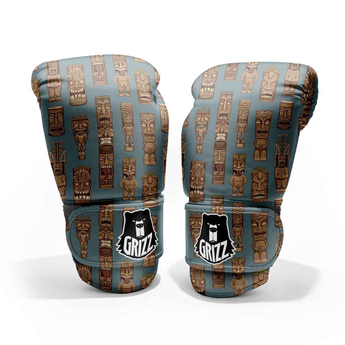 Totem Tribal Print Pattern Pro Boxing Glove