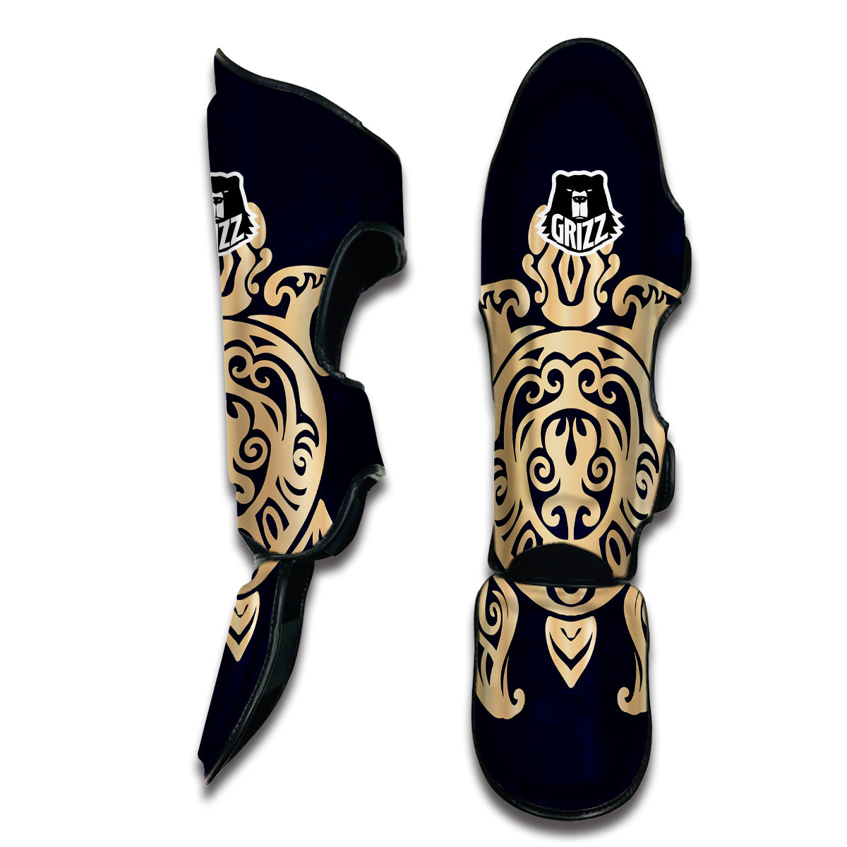 Totem Turtle Muay Thai Shin Guards-grizzshop