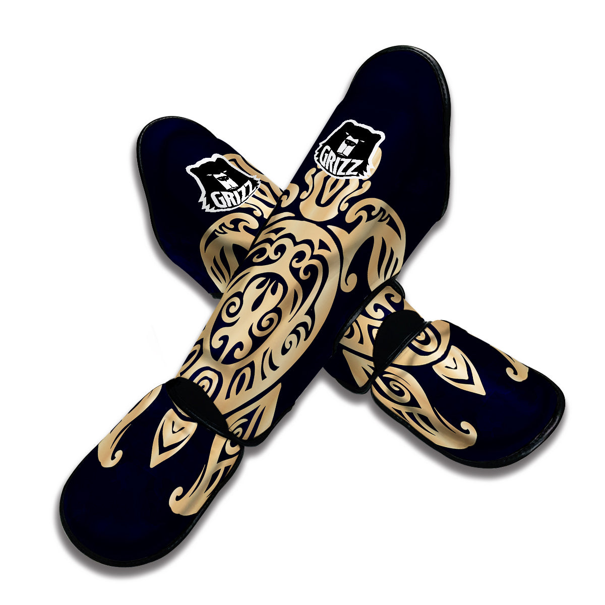 Totem Turtle Muay Thai Shin Guards-grizzshop