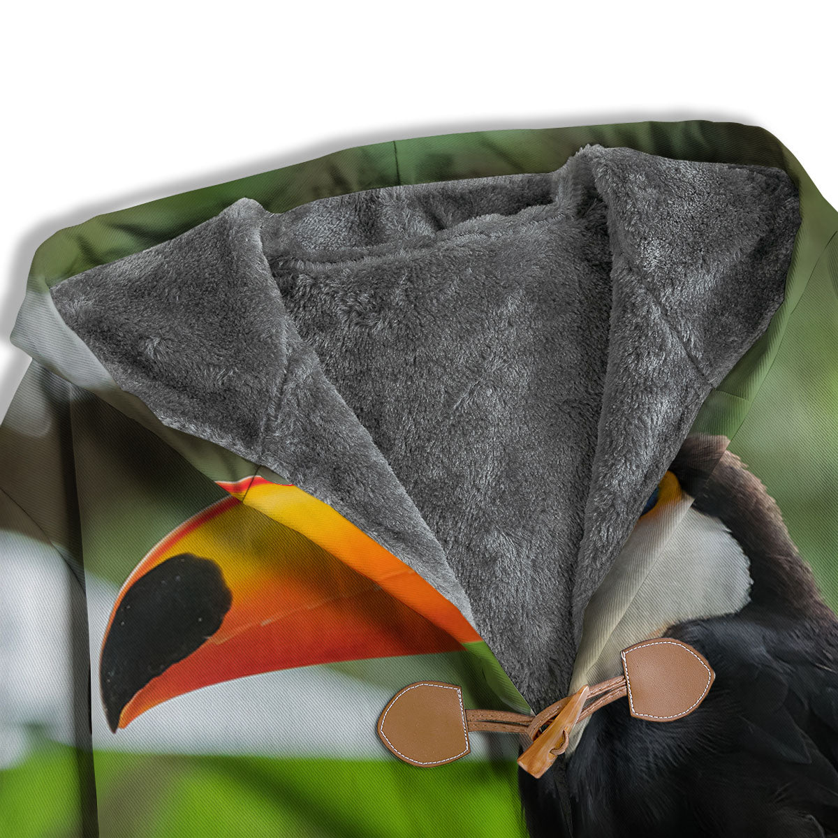 Toucan Aloha Keel-Billed Print Men's Windbreaker Jacket-grizzshop