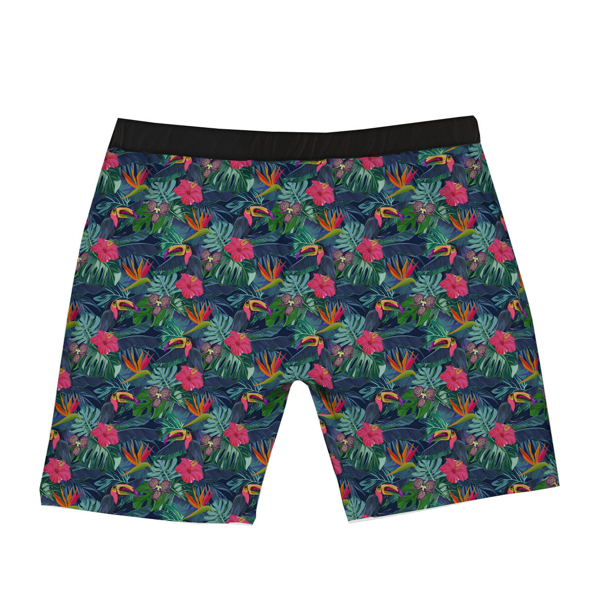 Toucan Exotic Tropical Print Pattern Boxer Briefs-grizzshop