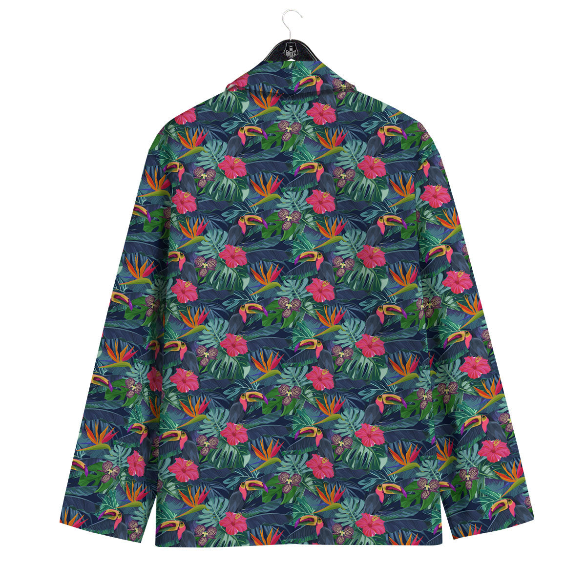 Toucan Exotic Tropical Print Pattern Men's Sport Coat-grizzshop