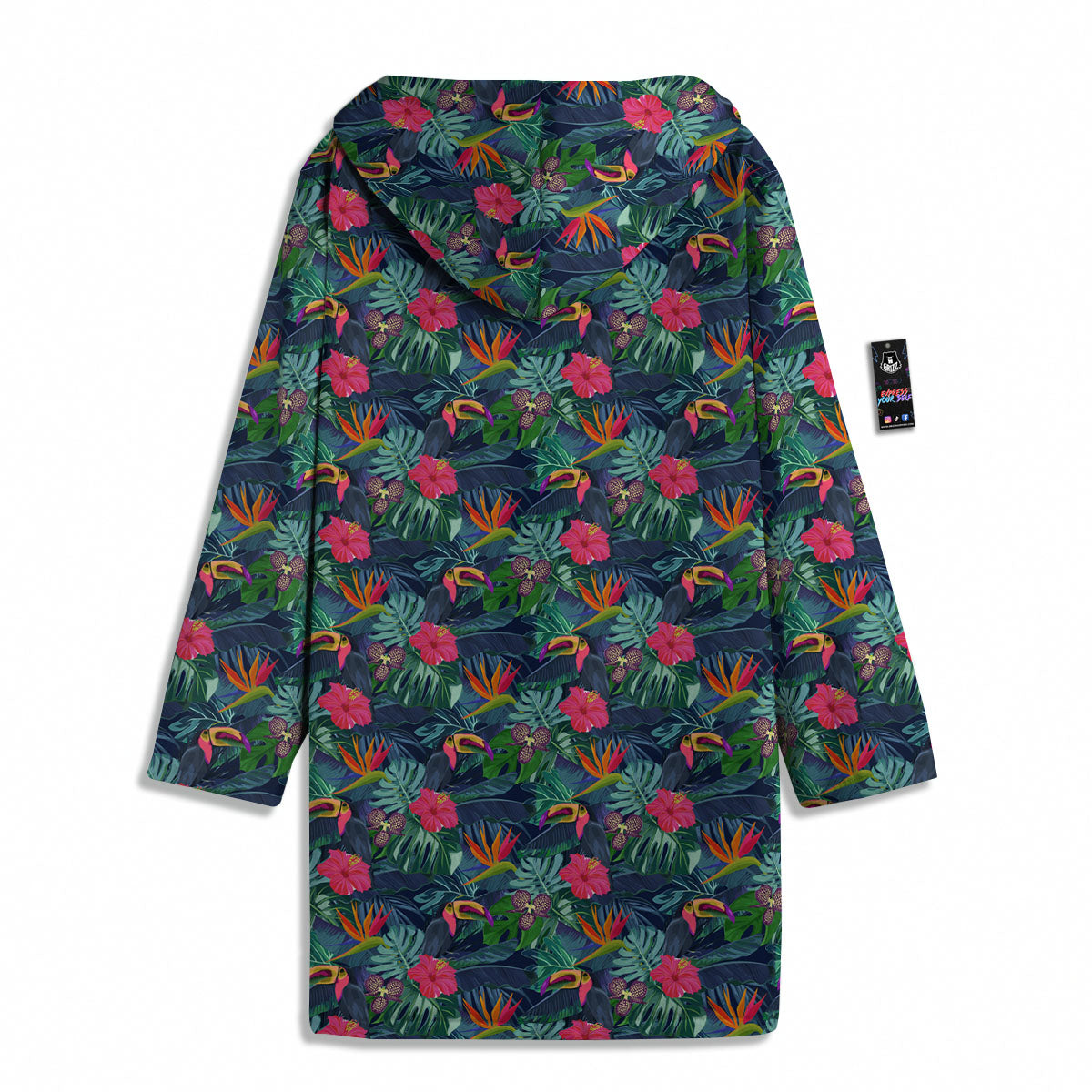 Toucan Exotic Tropical Print Pattern Men's Windbreaker Jacket-grizzshop