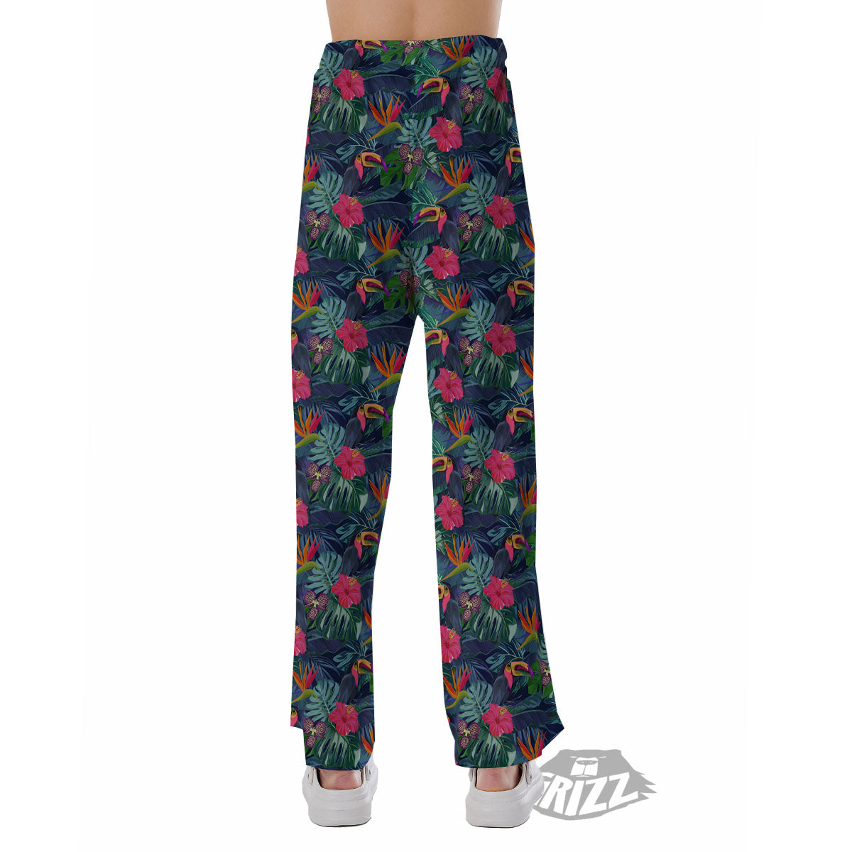 Toucan Exotic Tropical Print Pattern Pajama Pants-grizzshop