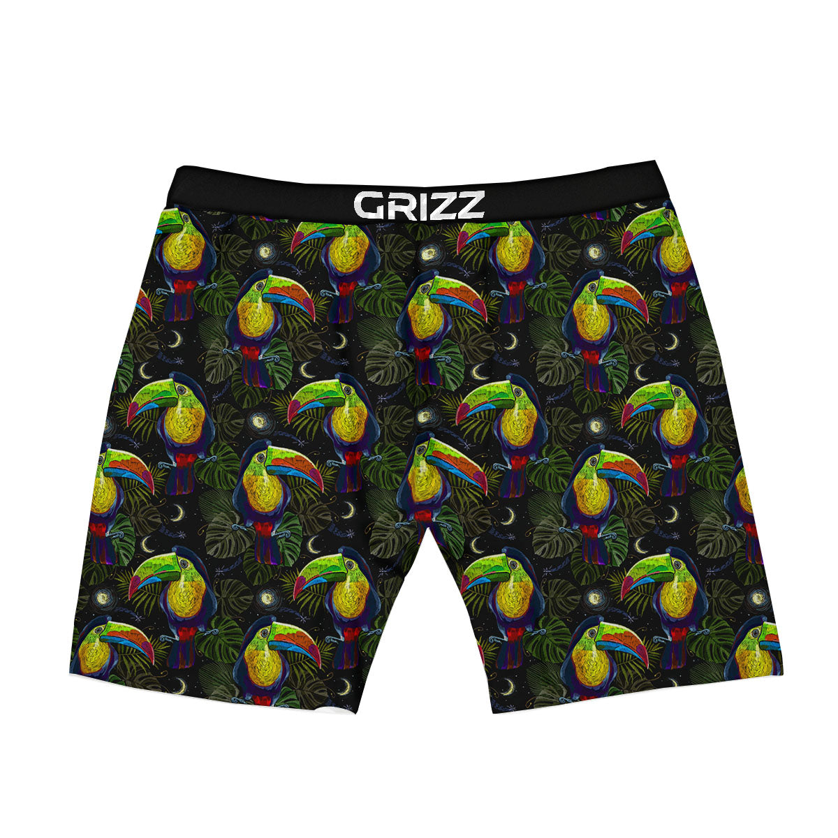 Toucan Keel Billed Tropical Print Pattern Boxer Briefs-grizzshop