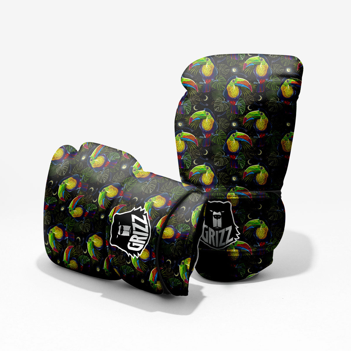 Toucan Keel Billed Tropical Print Pattern Pro Boxing Glove