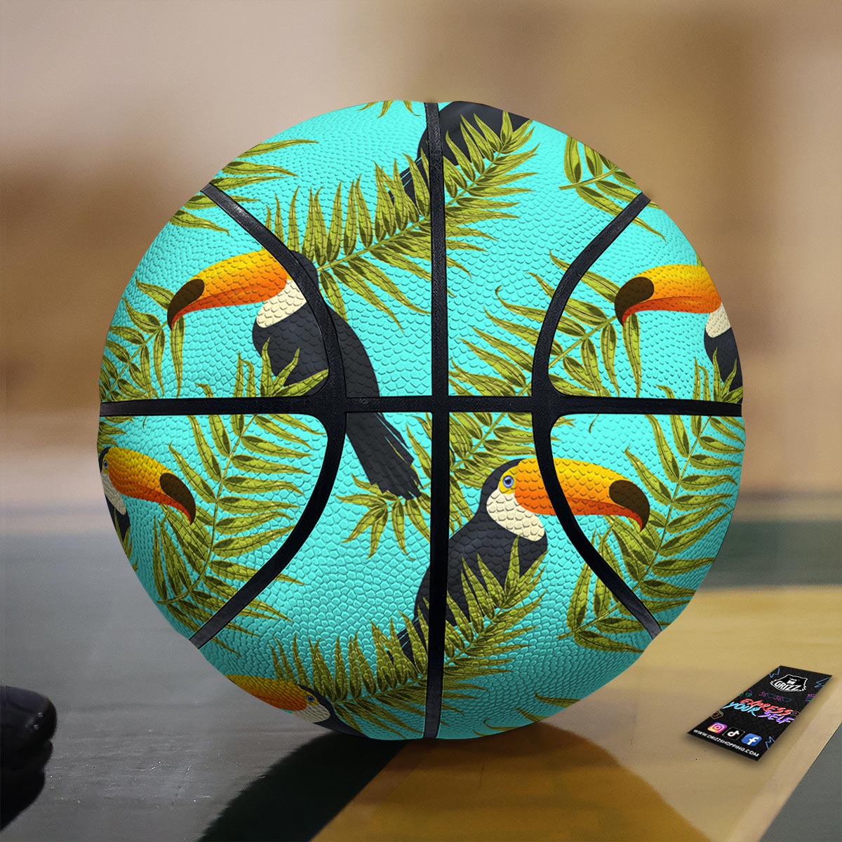 Toucan Toco Print Pattern Basketball