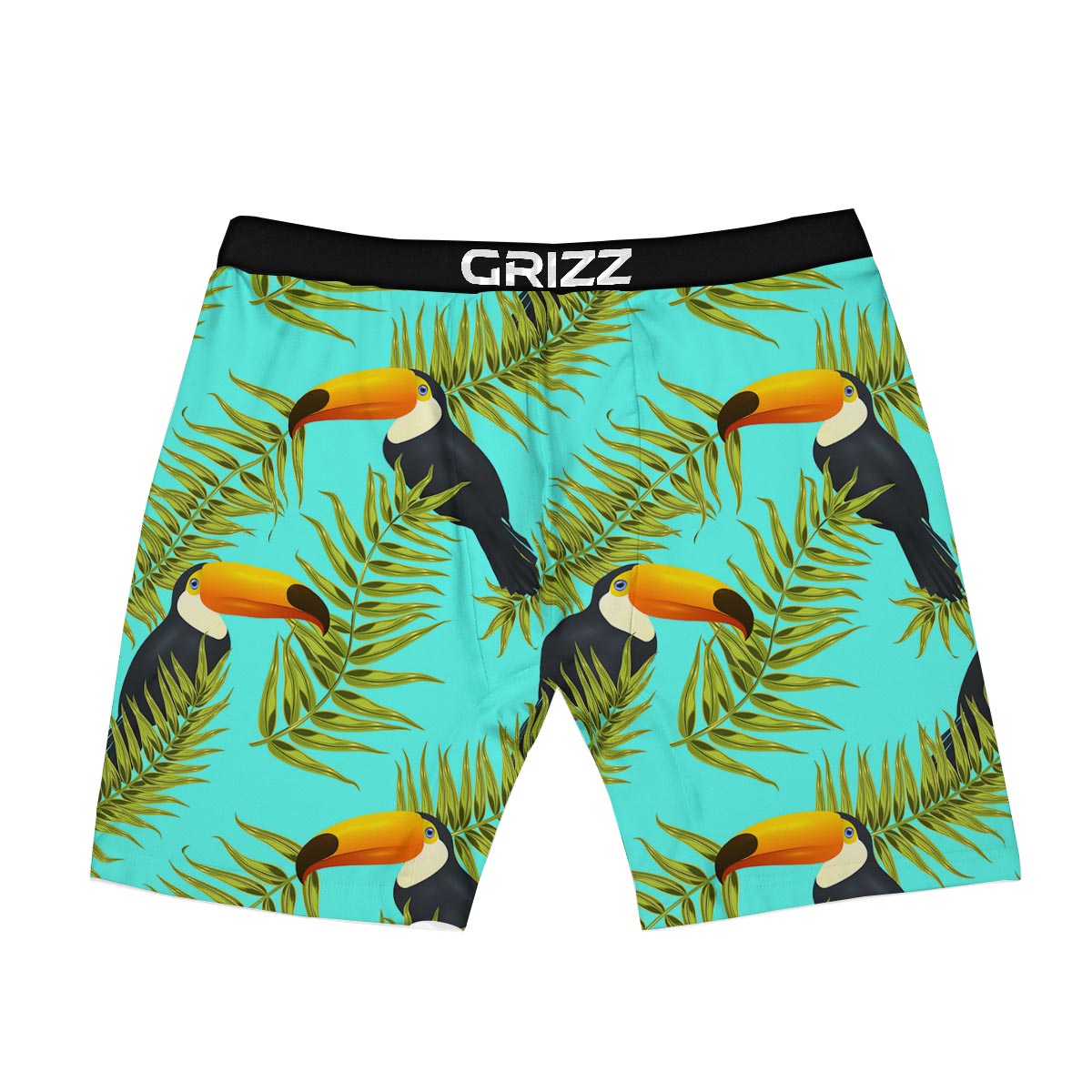 Toucan Toco Print Pattern Boxer Briefs-grizzshop