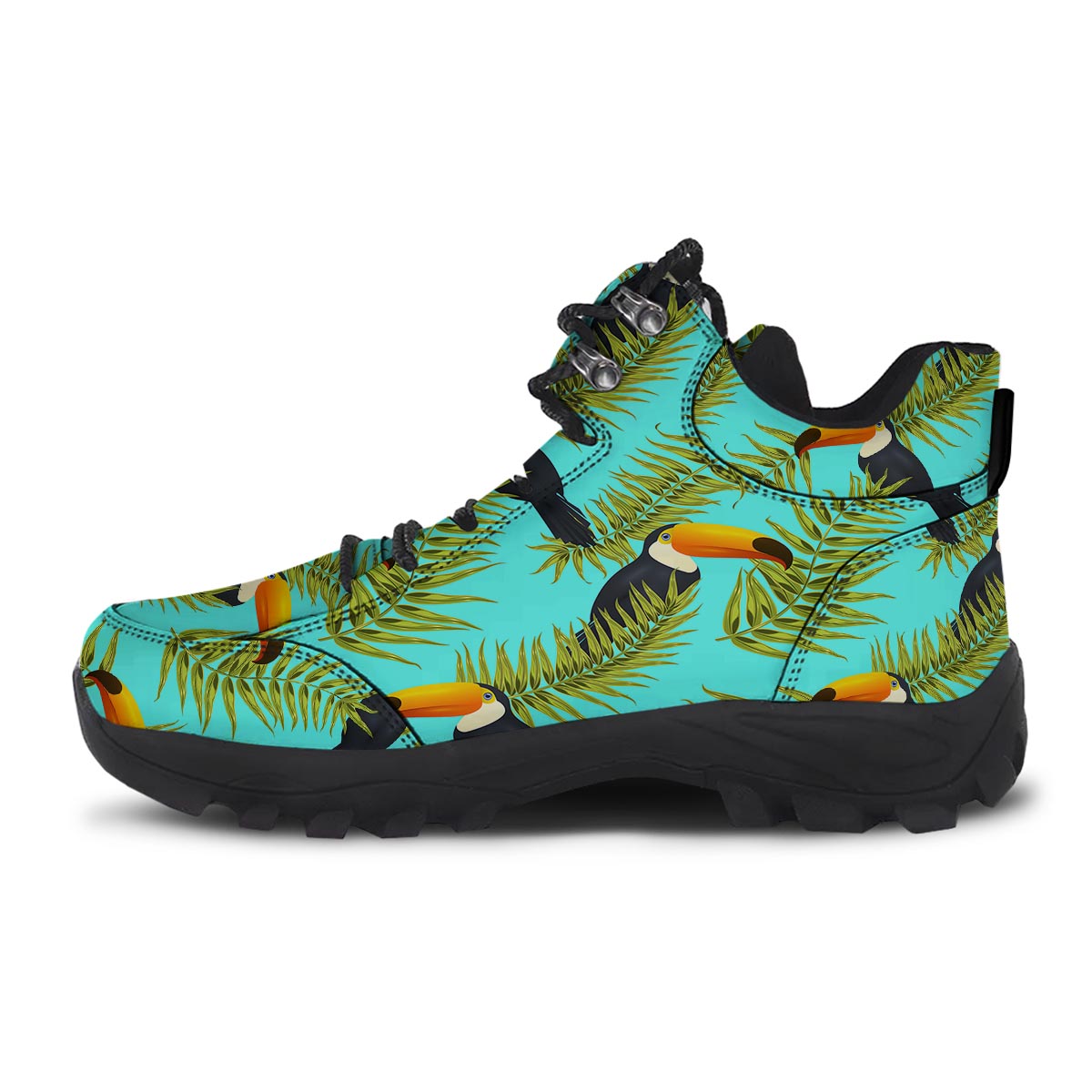 Toucan Toco Print Pattern Hiking Shoes-grizzshop