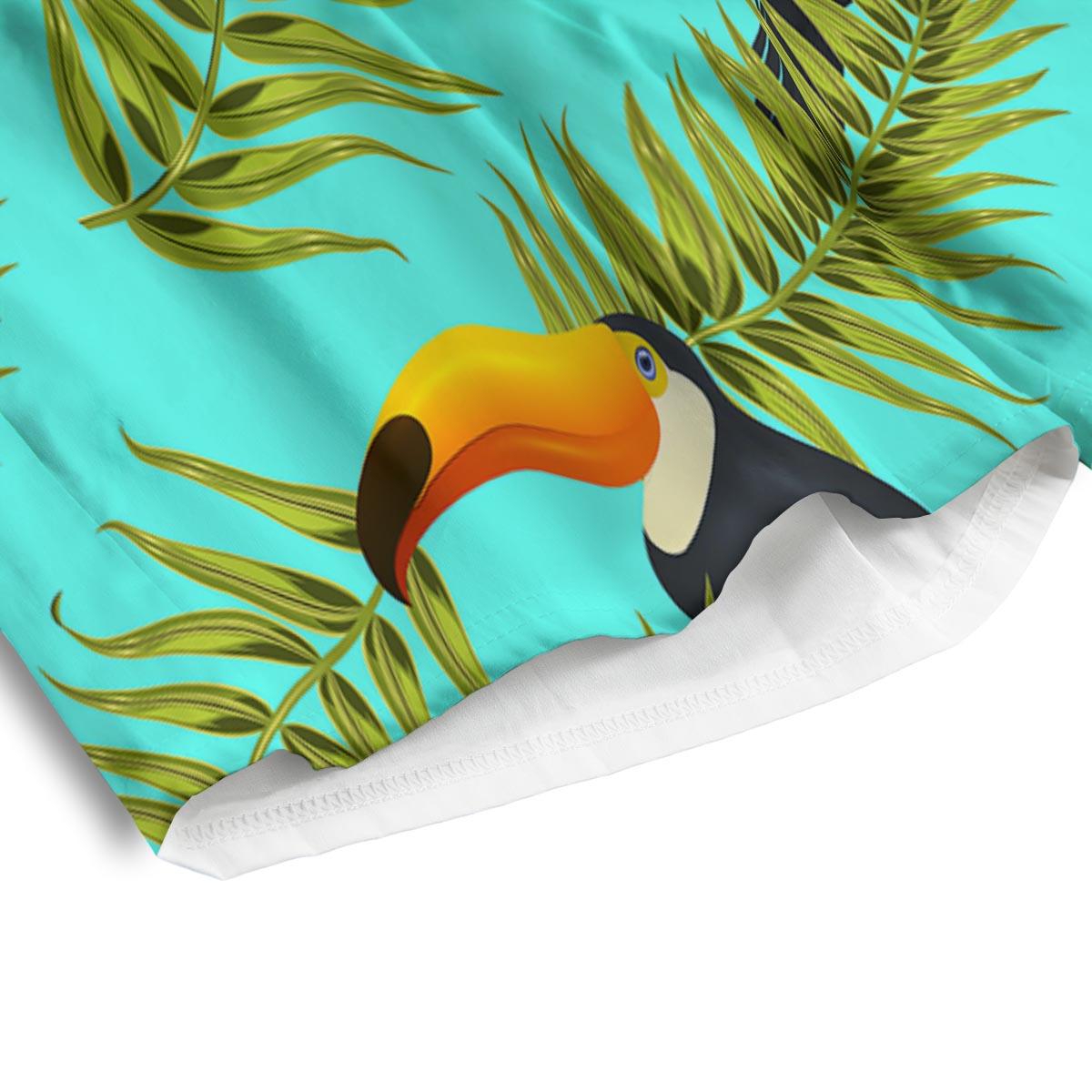 Toucan Toco Print Pattern Men's Athletic Shorts
