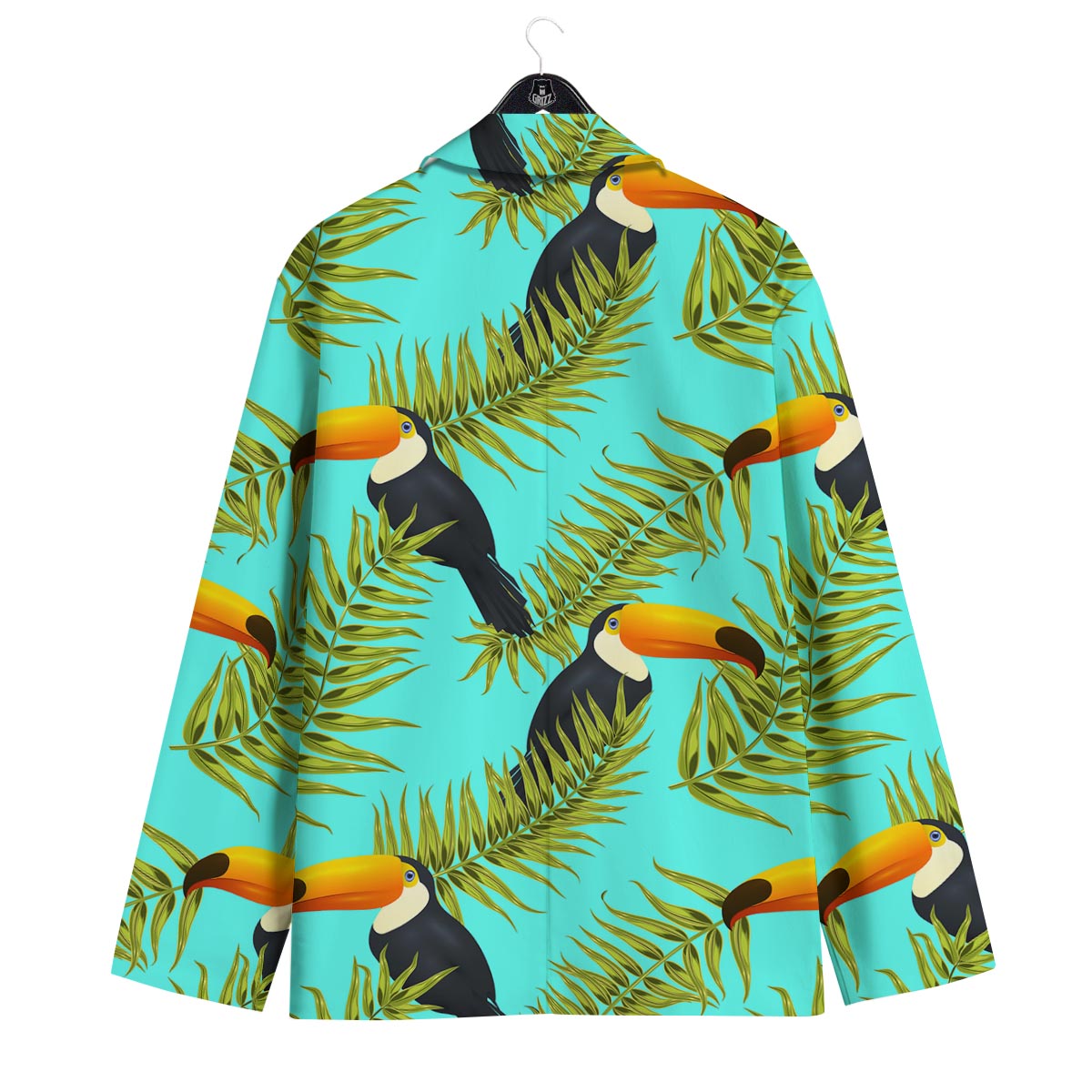Toucan Toco Print Pattern Men's Sport Coat-grizzshop