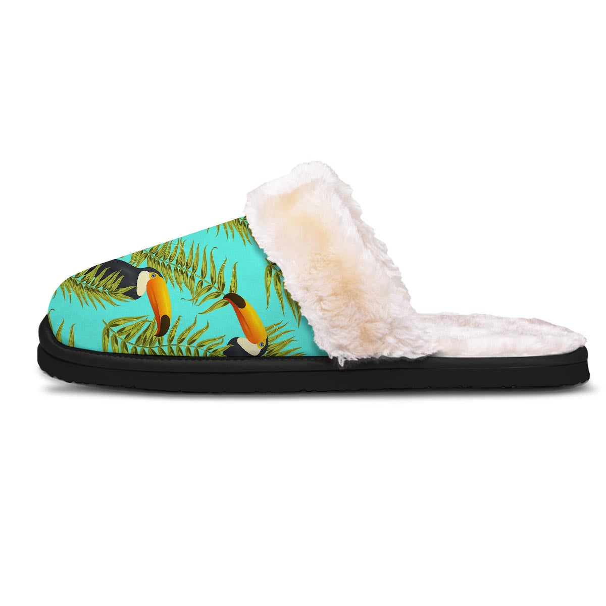 Toucan Toco Print Pattern Slippers-grizzshop