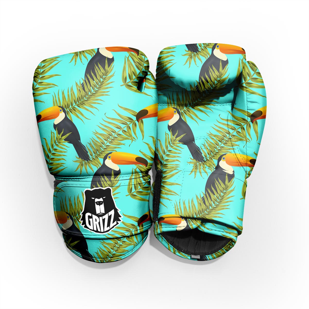 Toucan Toco Print Pattern Pro Boxing Glove