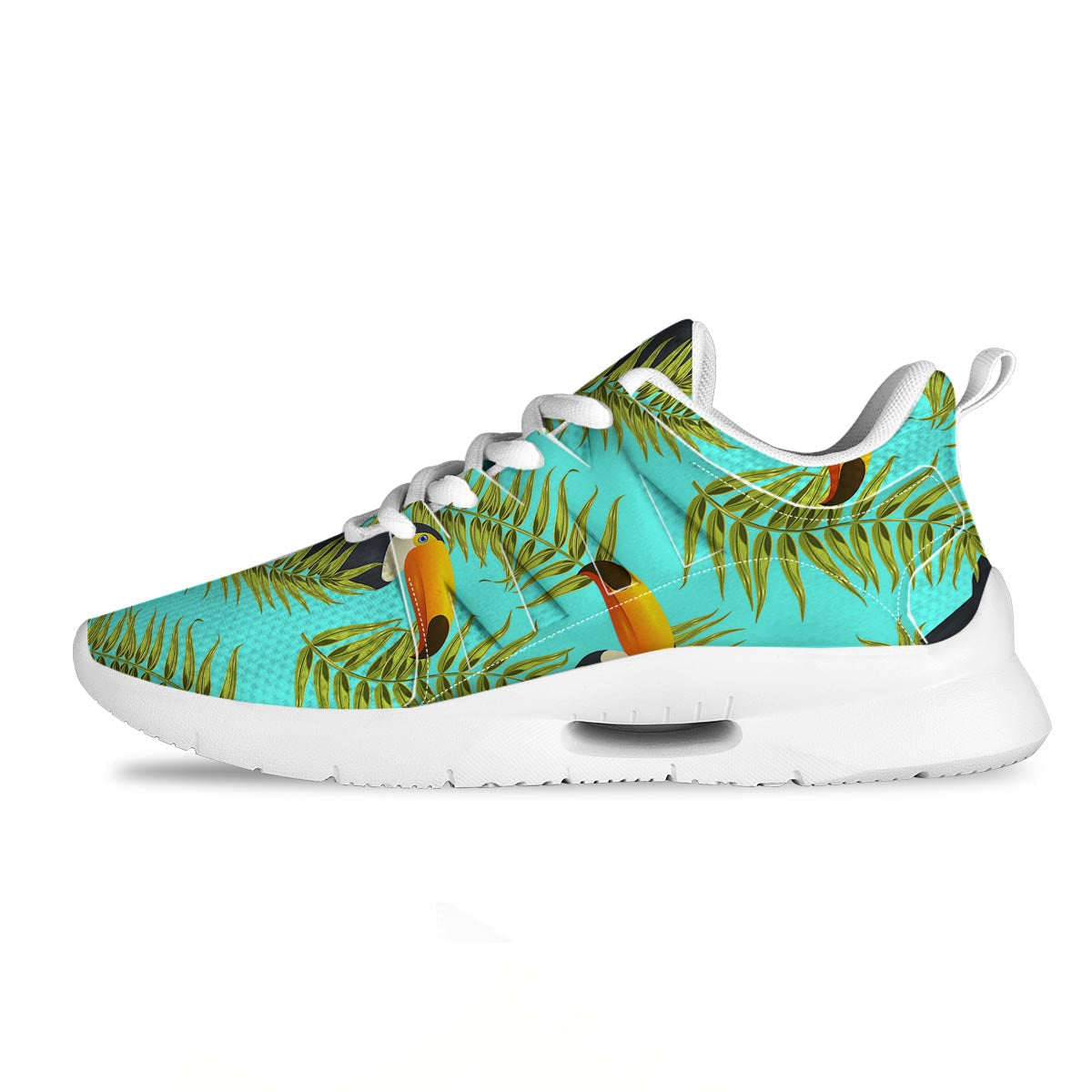 Toucan Toco Print Pattern Tennis Shoes-grizzshop