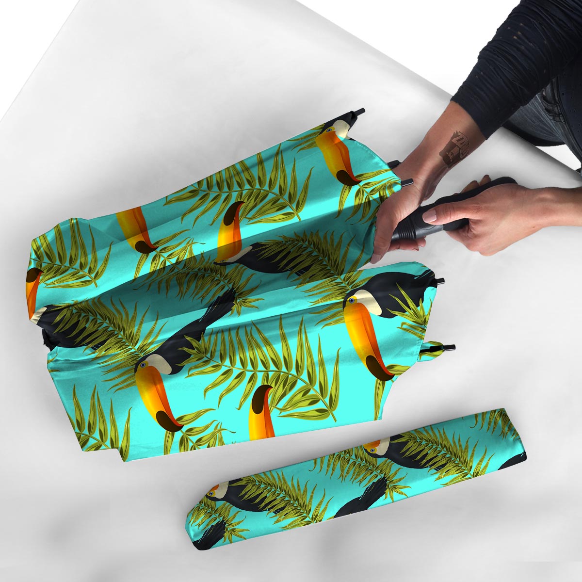 Toucan Toco Print Pattern Umbrella-grizzshop