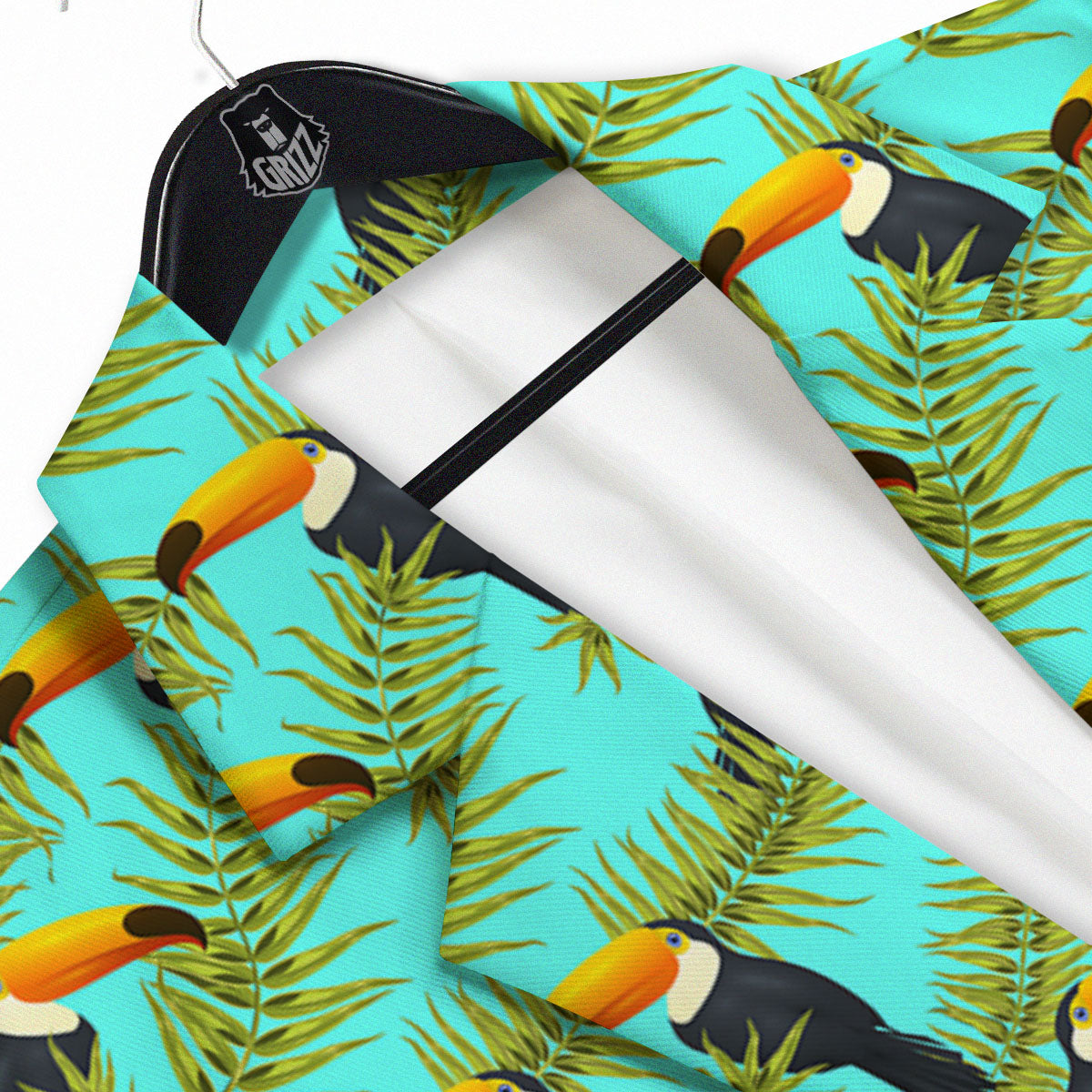 Toucan Tropical Toco Print Pattern Men's Sport Coat-grizzshop