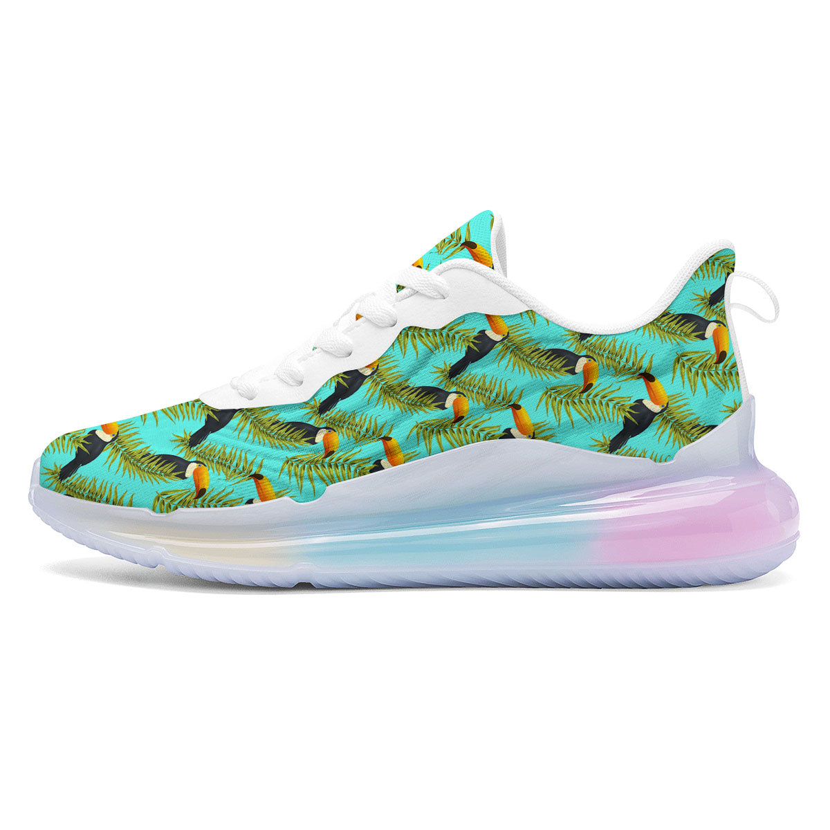 Toucan Tropical Toco Print Pattern Running Sneakers-grizzshop