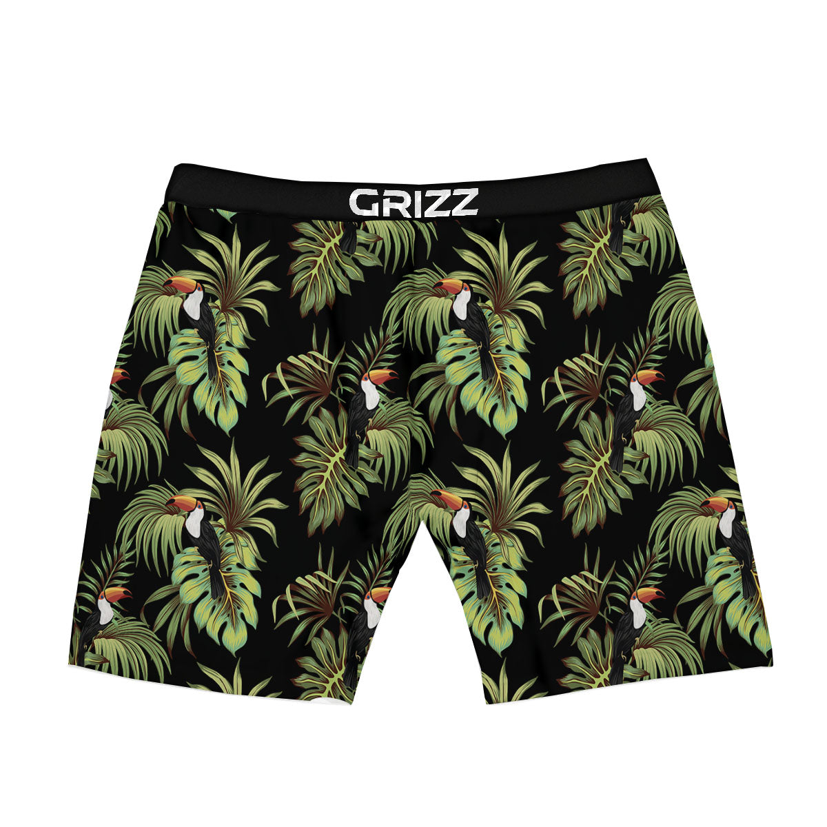 Toucan Vintage Print Pattern Boxer Briefs-grizzshop