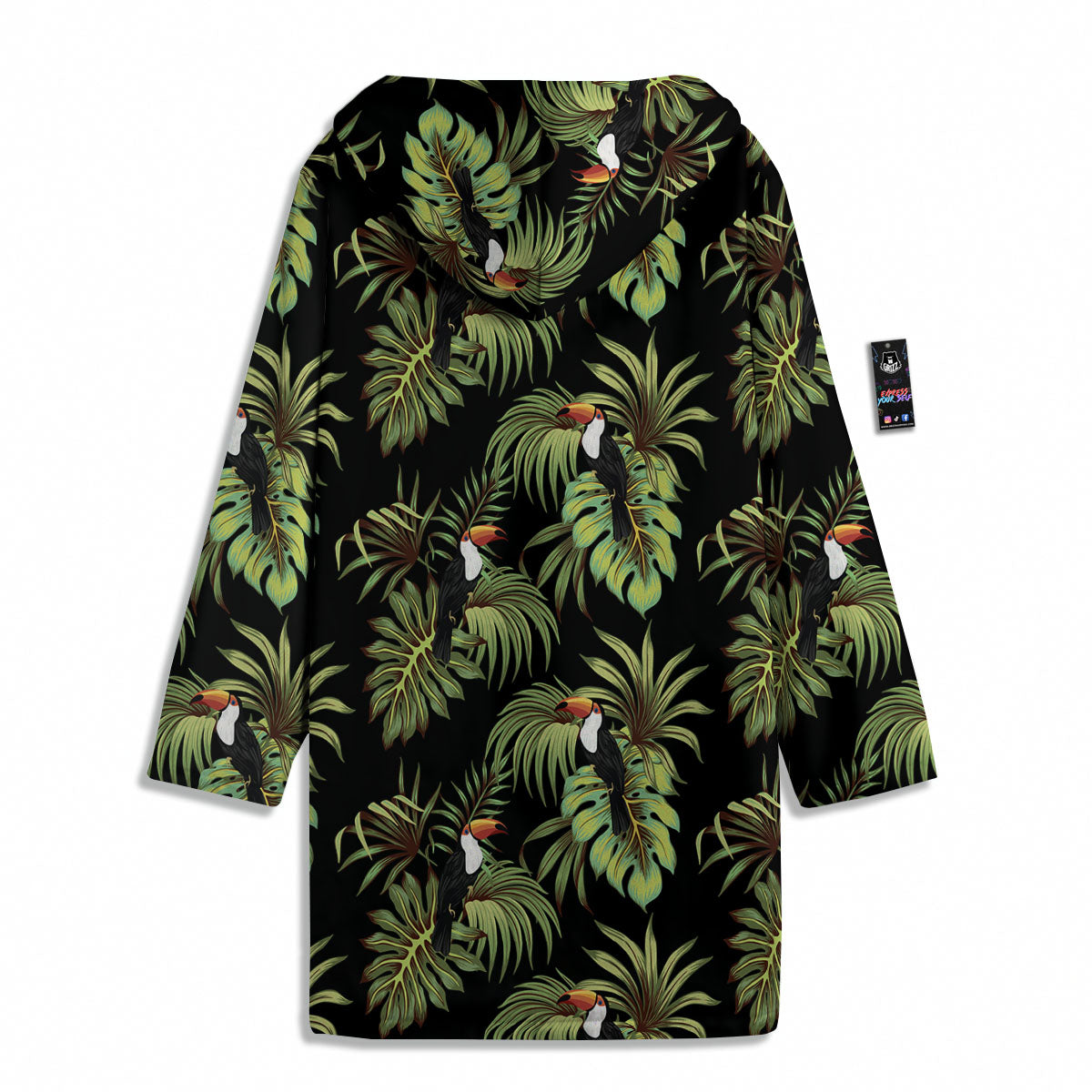 Toucan Vintage Print Pattern Men's Windbreaker Jacket-grizzshop