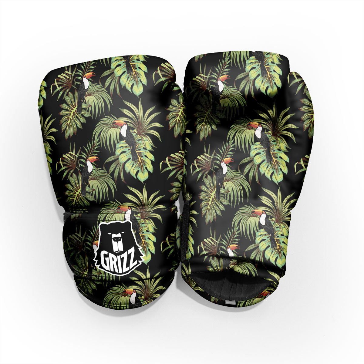Toucan Vintage Print Pattern Pro Boxing Glove