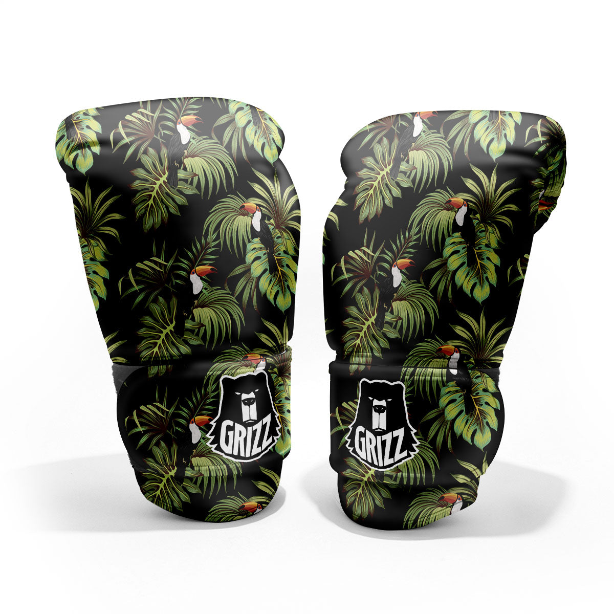 Toucan Vintage Print Pattern Pro Boxing Glove