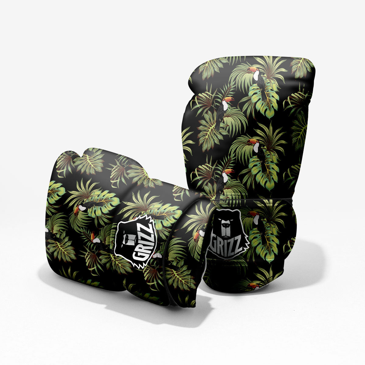 Toucan Vintage Print Pattern Pro Boxing Glove