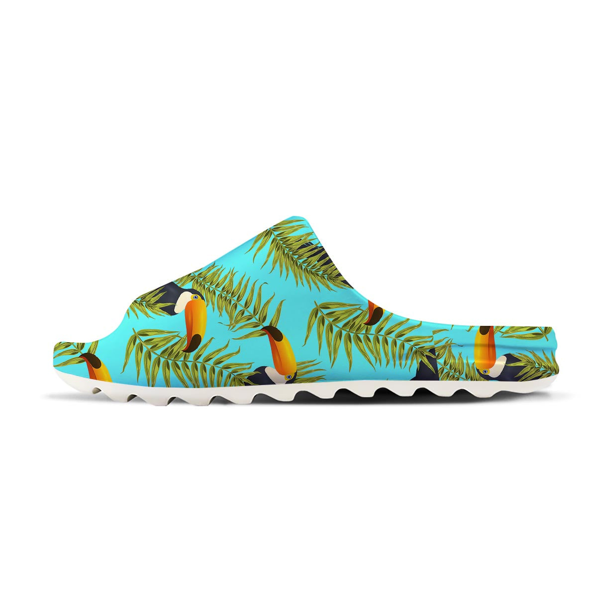Toucan Toco Print Pattern Sandals-grizzshop